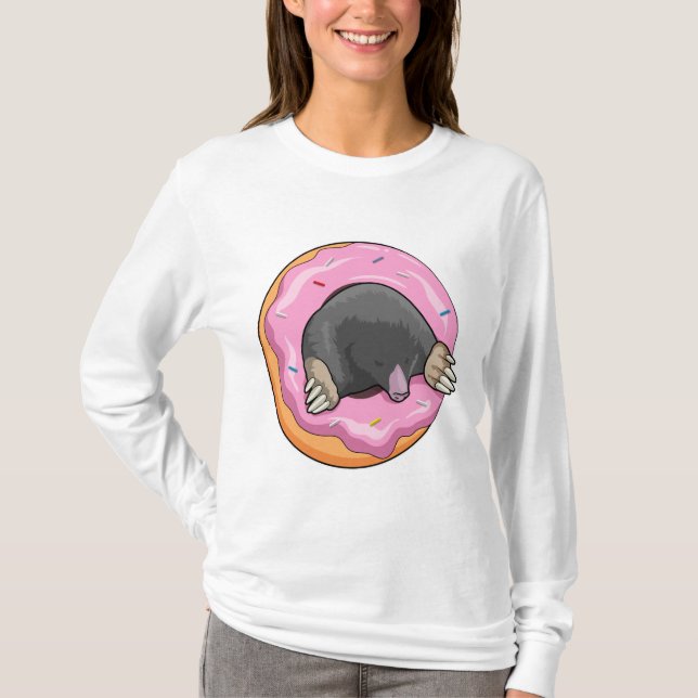 Mole with Doughnut T-Shirt (Front)