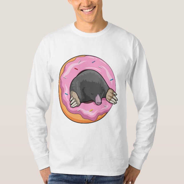 Mole with Doughnut T-Shirt (Front)