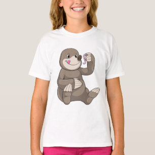 Mole with Earthworm T-Shirt