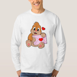Mole with Heart Envelope T-Shirt