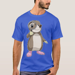 Mole with Magnifying glass T-Shirt