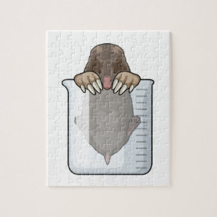 Mole with Measuring cup Jigsaw Puzzle