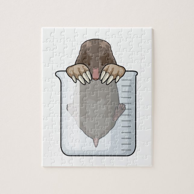 Mole with Measuring cup Jigsaw Puzzle (Vertical)