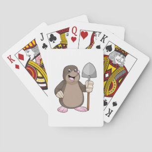 Mole with Shovel Playing Cards