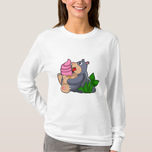 Mole with Waffle ice cream T-Shirt