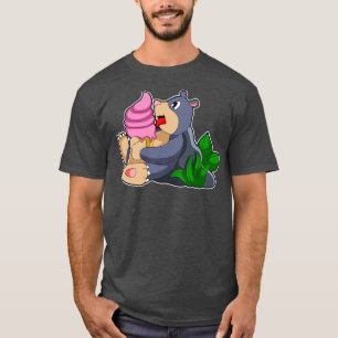 Mole with Waffle ice cream T-Shirt