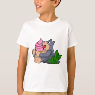 Mole with Waffle ice cream T-Shirt