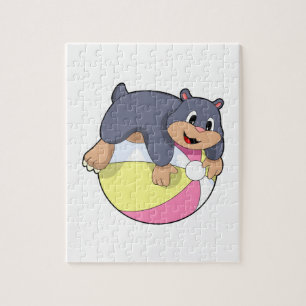 Mole with Water polo.PNG Jigsaw Puzzle