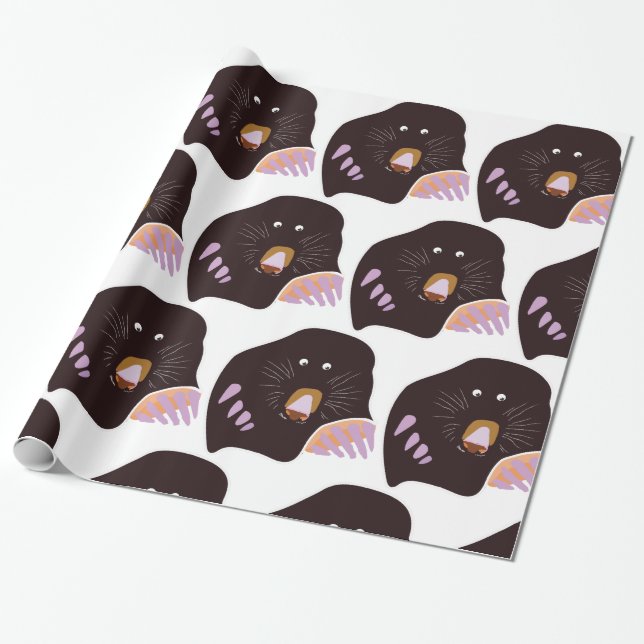 Mole Wrapping Paper (Unrolled)