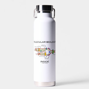 Molecular Biologist Inside DNA Replication Water Bottle