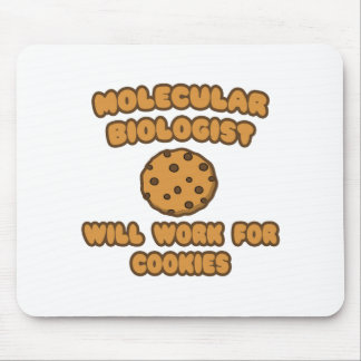 Molecular Biologist .. Will Work for Cookies Mouse Pad