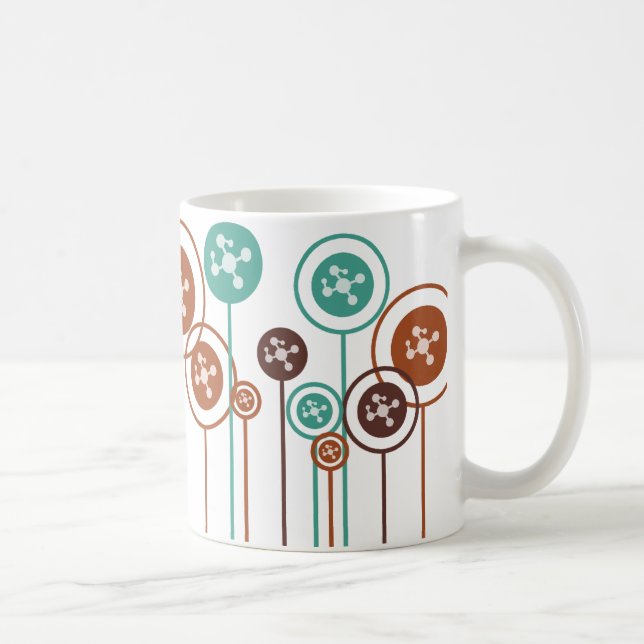 Molecular Biology Daisies Coffee Mug (Right)