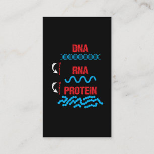 Molecular Biology DNA RNA Protein Cell Biology Business Card