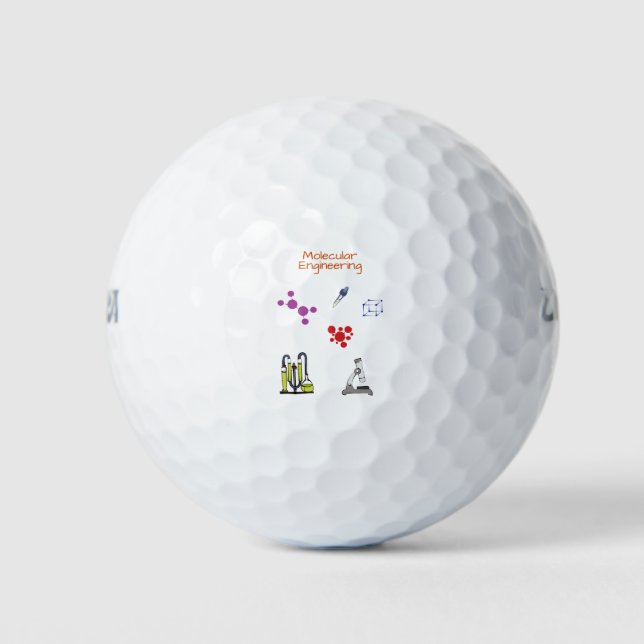 Molecular engineer Chemical engineering Golf Balls (Front)