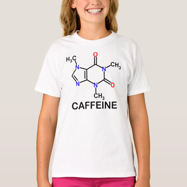 MOLECULAR FORMULA CAFFEINE TEE (Front)