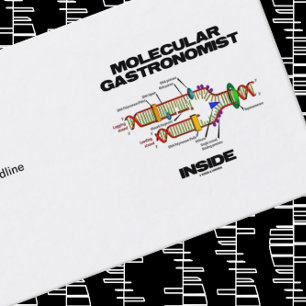 Molecular Gastronomist Inside (DNA Replication) Business Card