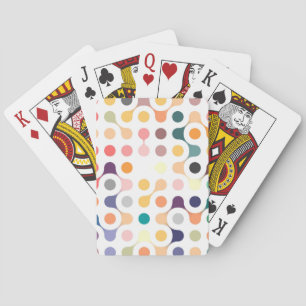 Molecular Structure Pattern Playing Cards