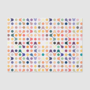 Molecular Structure Pattern Tissue Paper