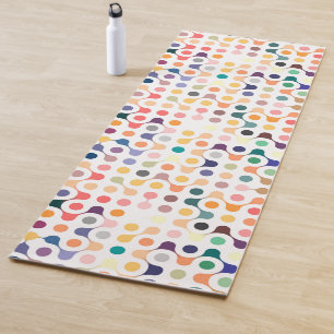 Molecular Structure Pattern Yoga Mat