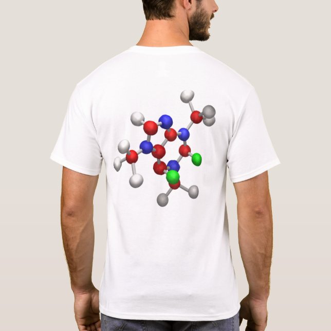 Molecule 3-D Rendering T-Shirt (Back)