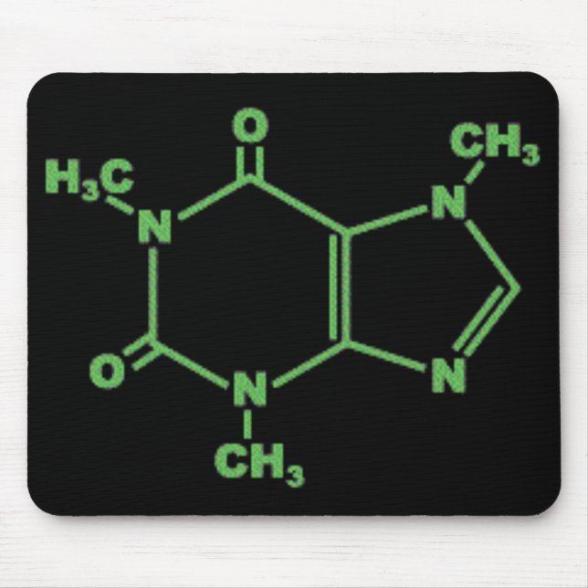 molecule_caffeine mouse pad (Front)