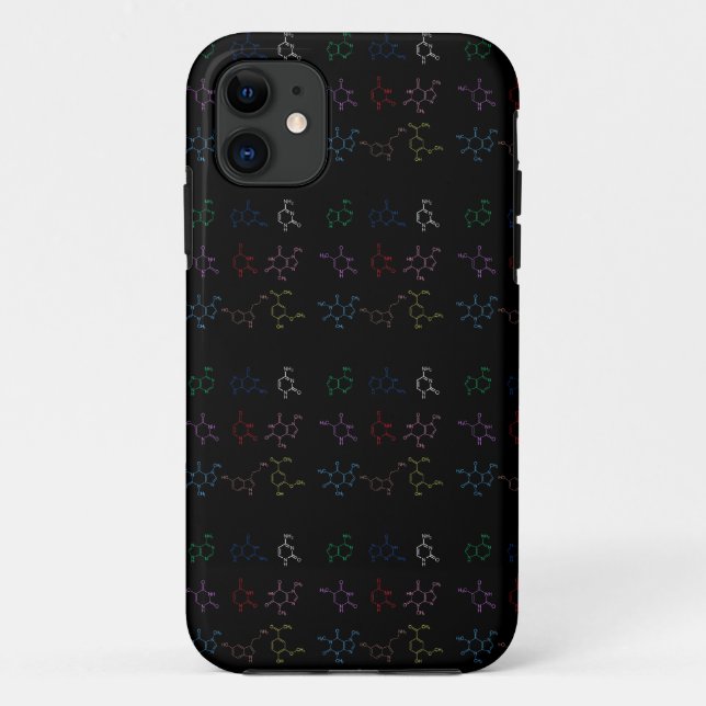 Molecule Pattern Case-Mate iPhone Case (Back)