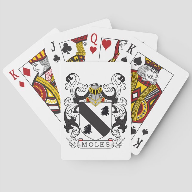 Moles Coat of Arms Playing Cards (Back)