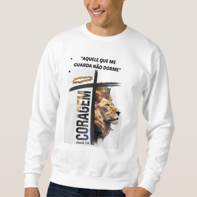 Moletom "He who keeps me doesn't sleep" Sweatshirt (Front)