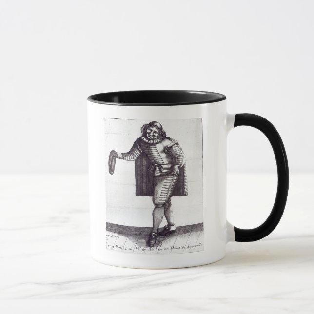 Moliere as Sganarelle in 'L'Ecole des Maris' Mug (Right)