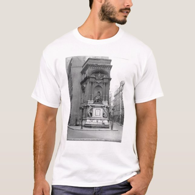 Moliere Fountain, 1844 T-Shirt (Front)