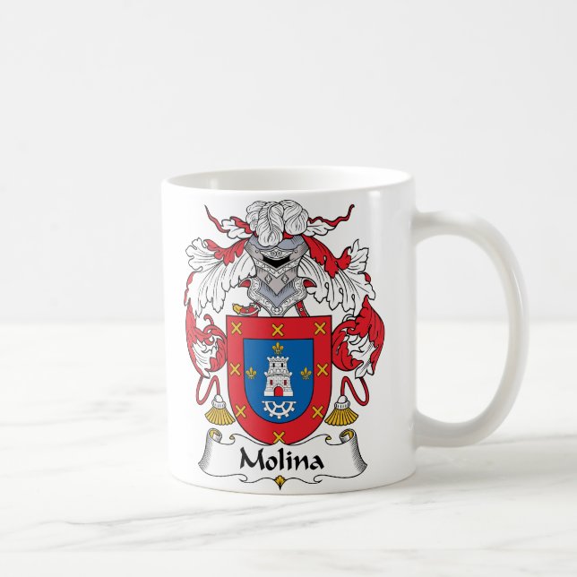 Molina Family Crest Coffee Mug (Right)