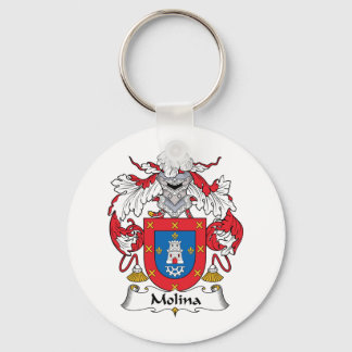Molina Family Crest Key Ring