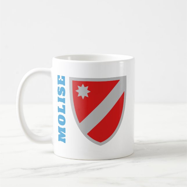 Molise coat of arms, Italy Coffee Mug (Left)