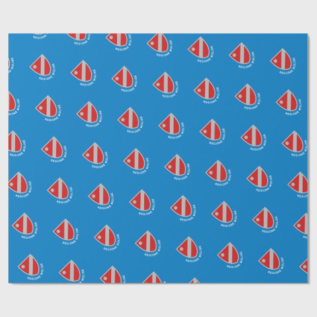 Molise flag (Italian region) Wrapping Paper (Flat)