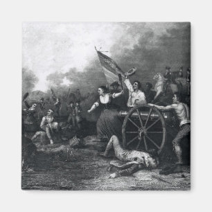 Moll Pitcher at the Battle of Monmouth Magnet