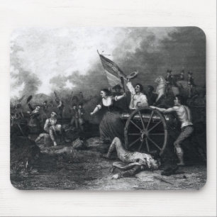 Moll Pitcher at the Battle of Monmouth Mouse Pad
