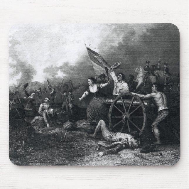Moll Pitcher at the Battle of Monmouth Mouse Pad (Front)
