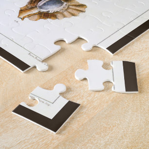 Mollusks and Snails, Vintage Marine Life Organisms Jigsaw Puzzle
