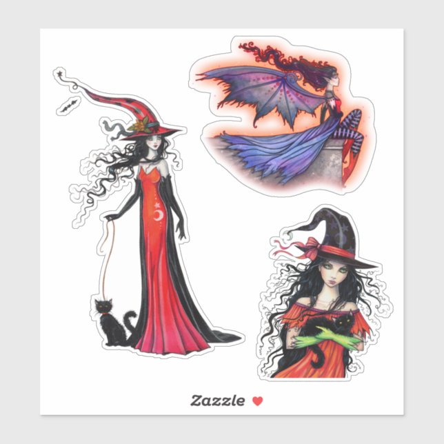 Molly Harrison Halloween Witches and Vampire (Sheet)