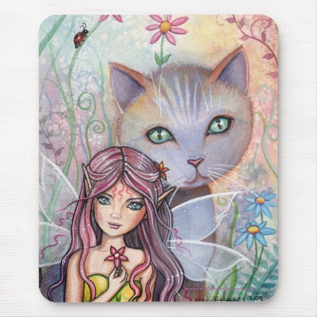 "molly harrison illustrations" mouse pad (Front)