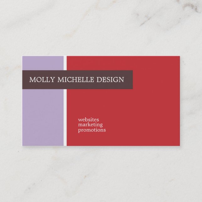 Molly Michelle Business Cards (Front)