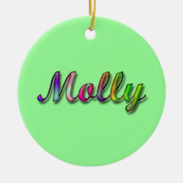 Molly_Name Ornament (Front)