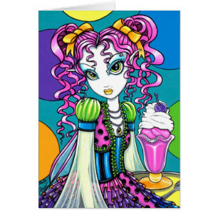 "Molly" Rainbow Ice Cream Fairy Card