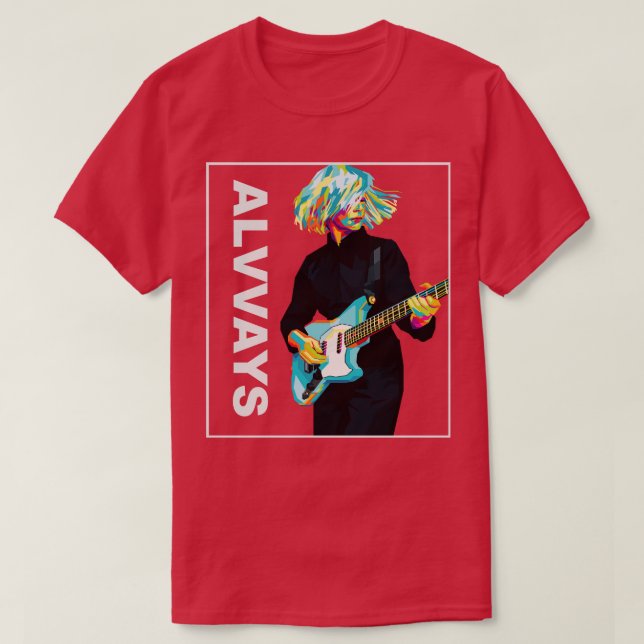 Molly Rankin Alvvays In Wpap Art Style TShirt (Design Front)