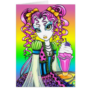 "Molly" Sherbet Ice Cream Rainbow Fairy Card
