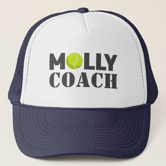 Molly Tennis Coach Trucker Hat (Front)
