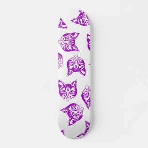 Mollycat Muddle Blue Skateboard