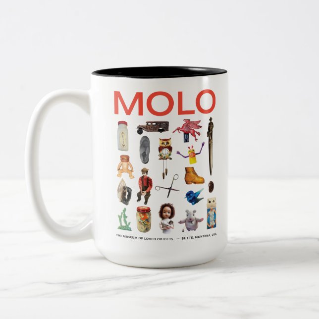 MOLO Artefacts Museum of Loved Objects  Two-Tone Coffee Mug (Left)