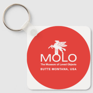 Molo white horse key ring