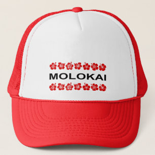 Molokai Aloha Flower Bands Light-Colour Trucker Hat